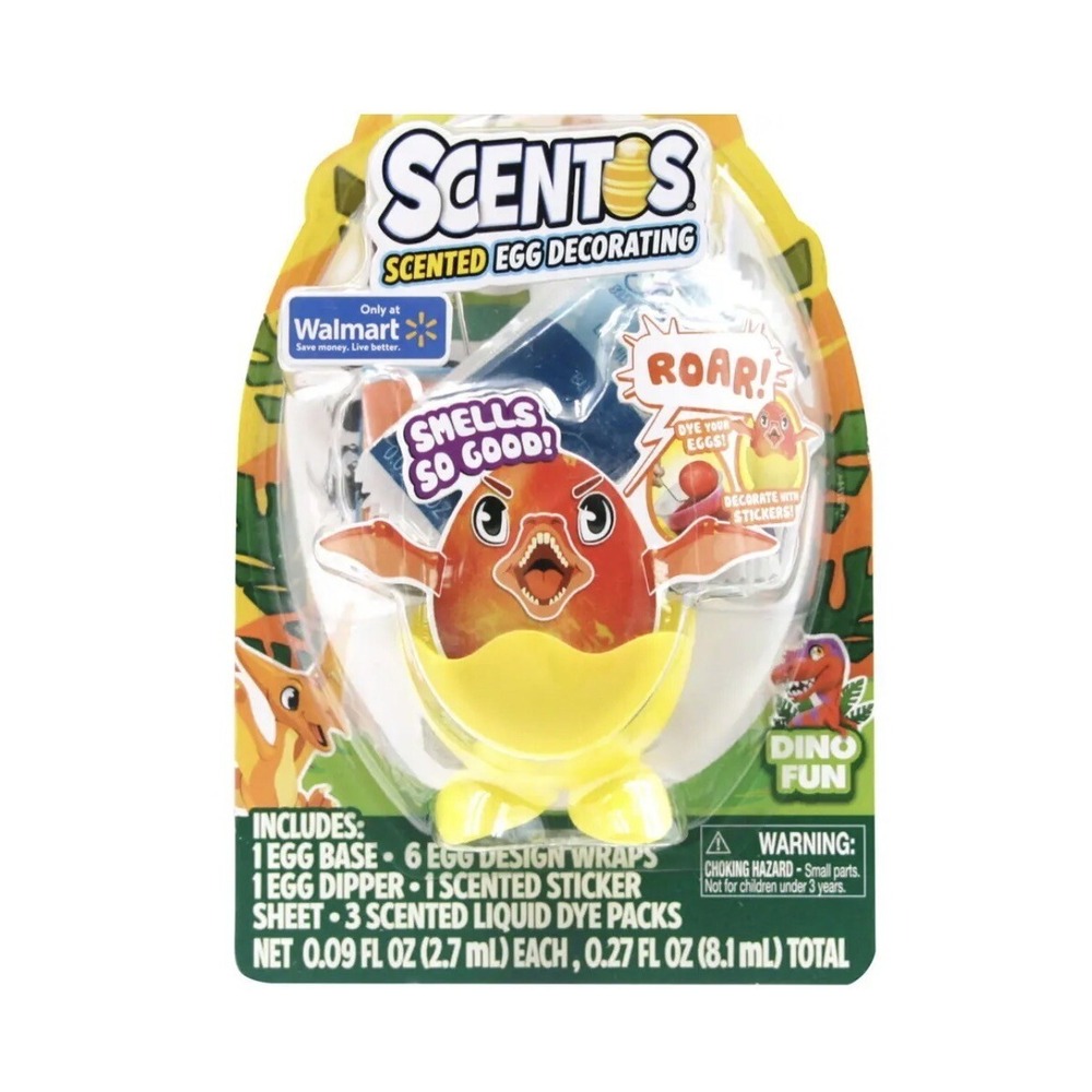 Scentos Scented Easter Dino Egg Decorating Kit - Age Group 3+ - Boys and Girls